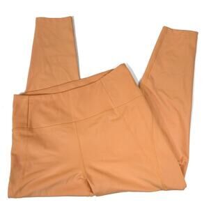 Girlfriend Collective Orange Creamsicle Ankle Athletic Leggings Womens Large